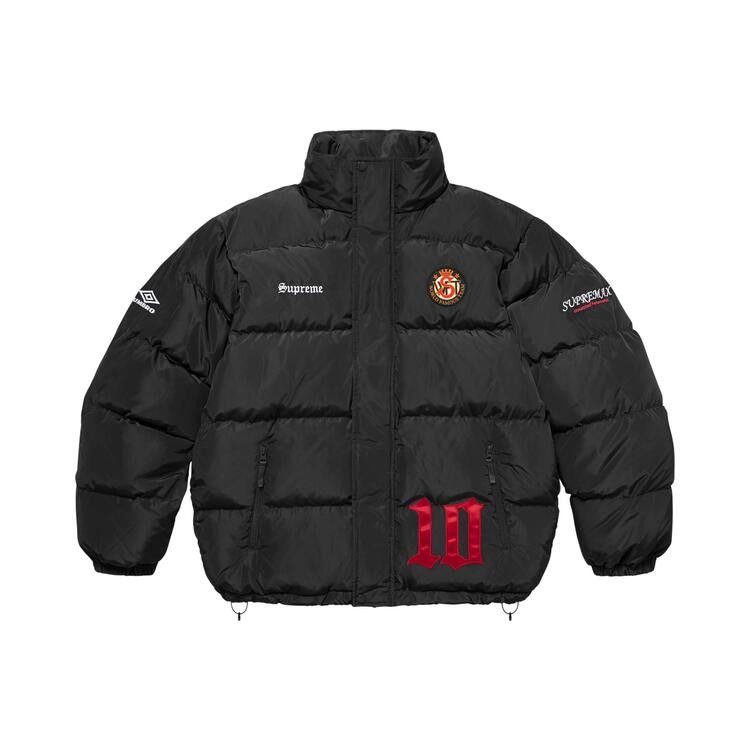 Пуховик Supreme x Umbro Down Puffer Jacket 'Black'
Пуховик Supreme x Umbro Down Puffer Jacket 'Black'