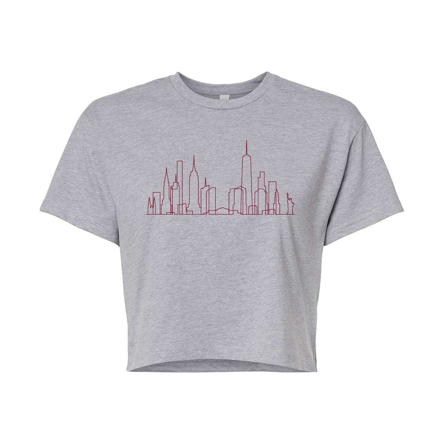 Укороченная футболка с рисунком NYC Skyline для юниоров Licensed Character, серый
Укороченная футболка с рисунком NYC Skyline для юниоров Licensed Character, серый