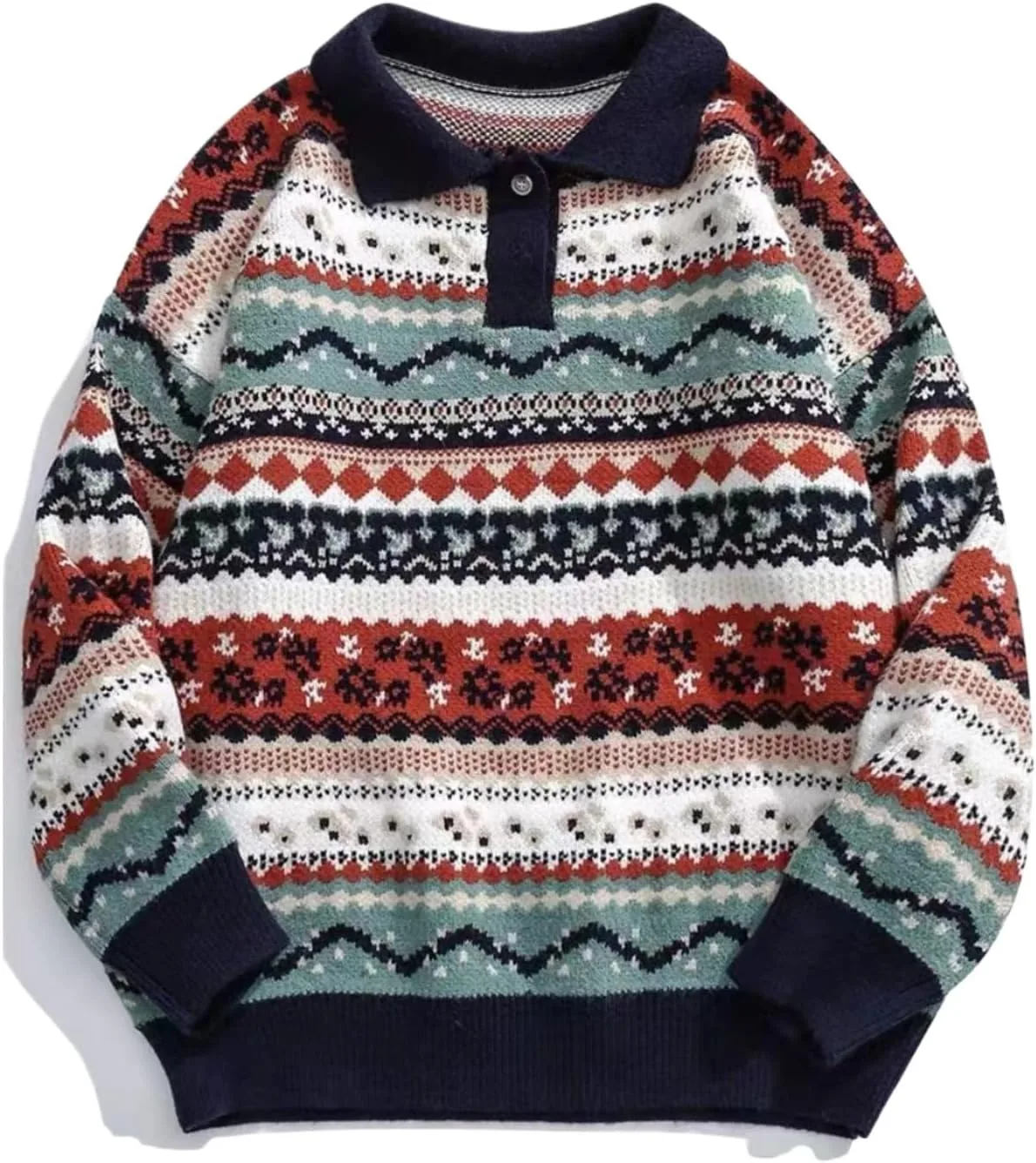 Мужской свитер-пуловер Y2k оверсайз винтаж Uohuangjia
Мужской свитер-пуловер Y2k оверсайз винтаж Uohuangjia