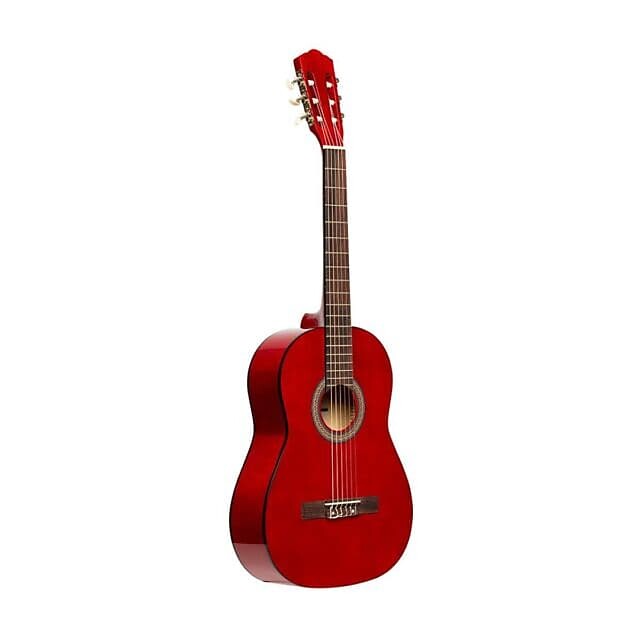 Акустическая гитара Stagg 4/4 Classical Guitar With Linden Top, Red Scl50-Red 
Акустическая гитара Stagg 4/4 Classical Guitar With Linden Top, Red Scl50-Red