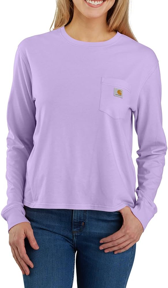 Carhartt женская футболка с длинным рукавом и карманом, свободного кроя, из серии Tencel Fiber, Violet Haze, Фиолетовый, Carhartt женская футболка с длинным рукавом и карманом, свободного кроя, из серии Tencel Fiber, Violet Haze
Carhartt женская футболка с длинным рукавом и карманом, свободного кроя, из серии Tencel Fiber, Violet Haze, Фиолетовый, Carhartt женская футболка с длинным рукавом и карманом, свободного кроя, из серии Tencel Fiber, Violet Haze