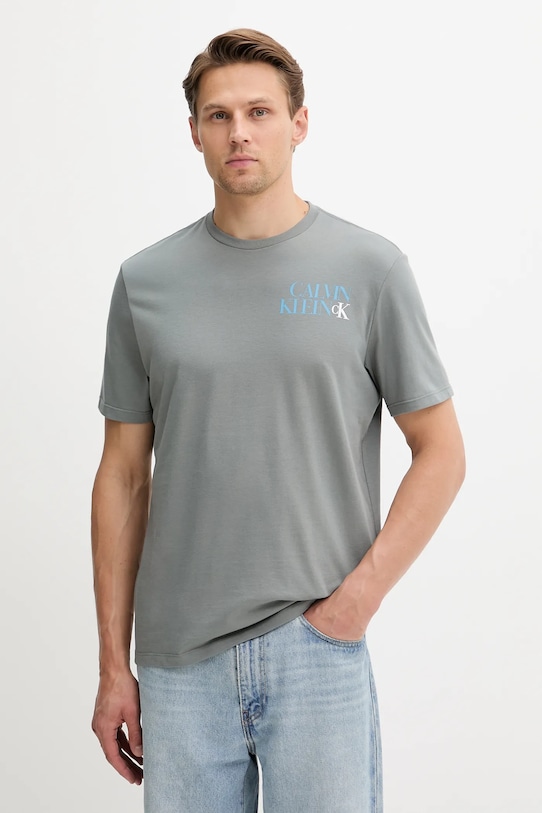 Хлопковая футболка Calvin Klein Jeans, серый
Хлопковая футболка Calvin Klein Jeans, серый