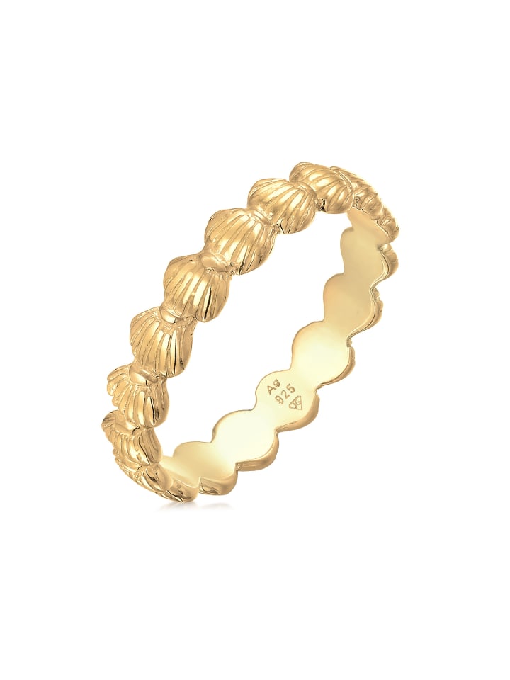 Elli Кольцо из серебра 925 пробы с золотой оправой в виде ракушки
Elli Кольцо из серебра 925 пробы с золотой оправой в виде ракушки