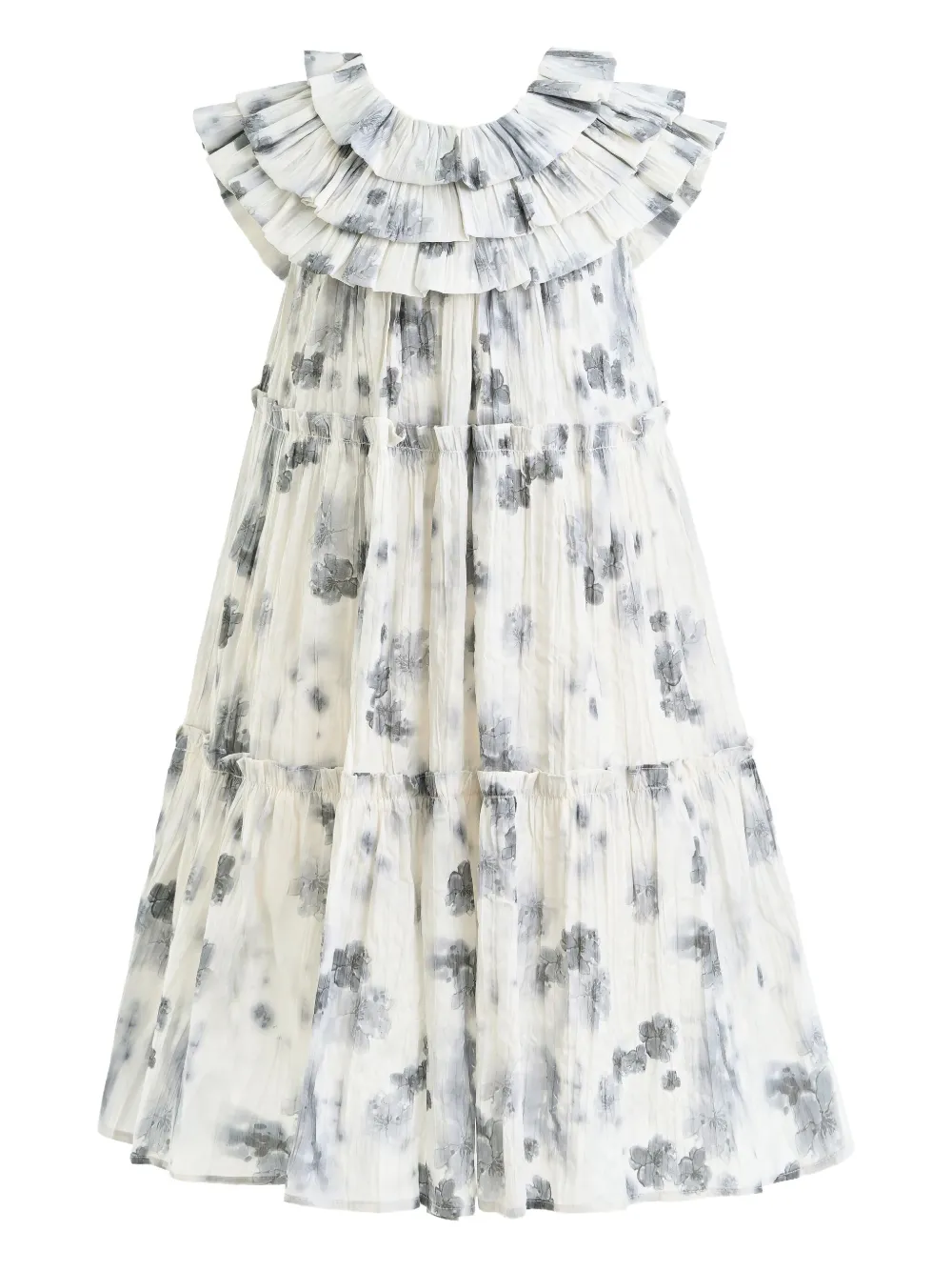 Платье с цветочным принтом и оборками Tulleen, белый
Платье с цветочным принтом и оборками Tulleen, белый
