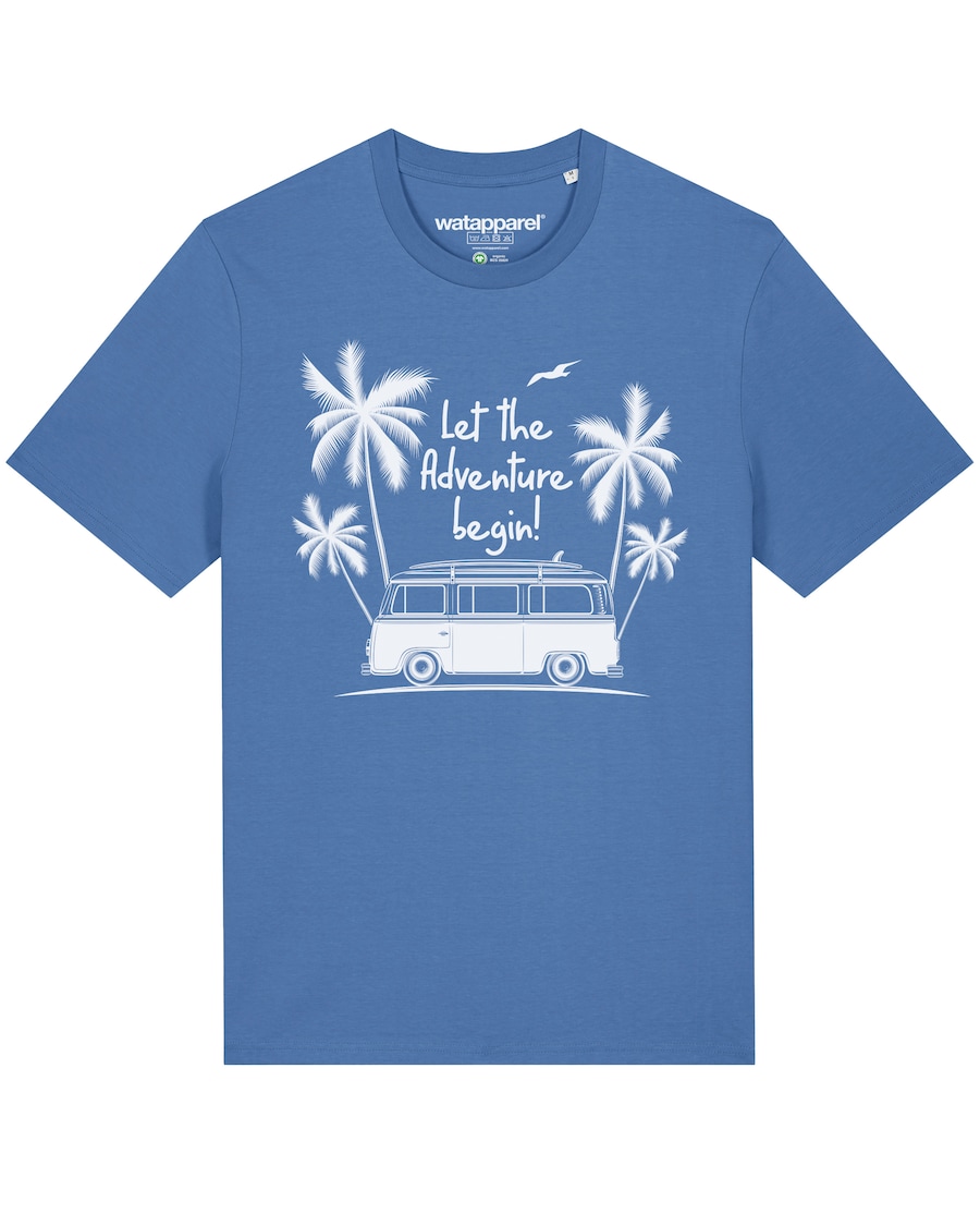 Рубашка Watapparel Let the adventure begin, светло-голубой
Рубашка Watapparel Let the adventure begin, светло-голубой