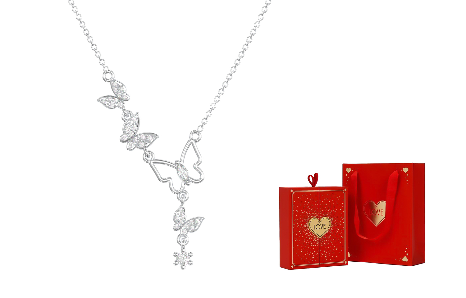 Нишевое дизайнерское ожерелье для женщин VIVIWELL, Tassel Butterfly Necklace + Heart Blossom Gift Box
Нишевое дизайнерское ожерелье для женщин VIVIWELL, Tassel Butterfly Necklace + Heart Blossom Gift Box