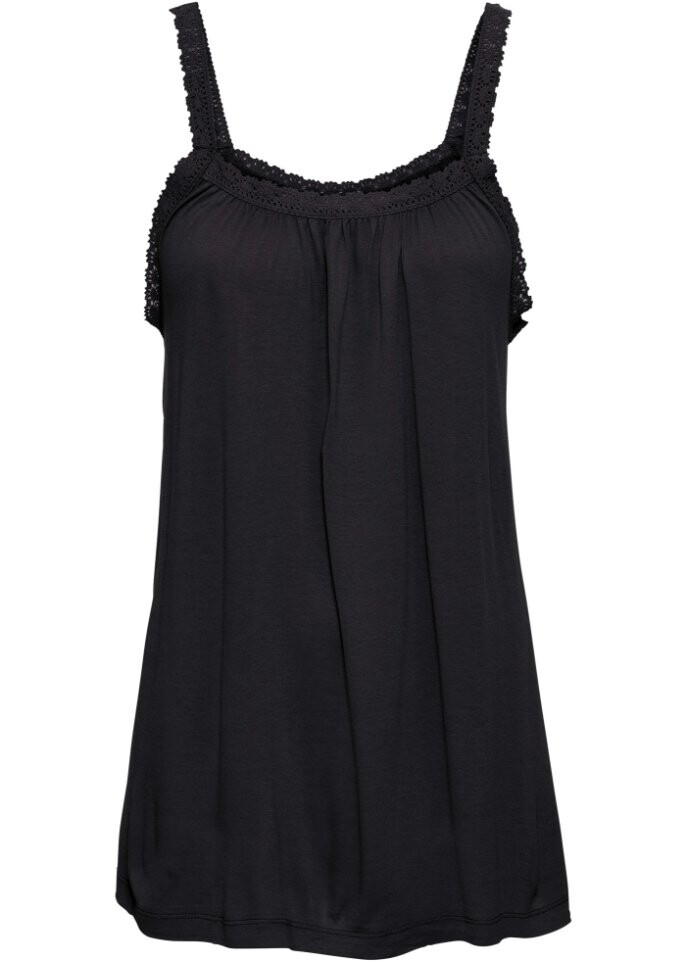 Топ-рубашка с кружевной отделкой Rainbow, черный
Топ-рубашка с кружевной отделкой Rainbow, черный