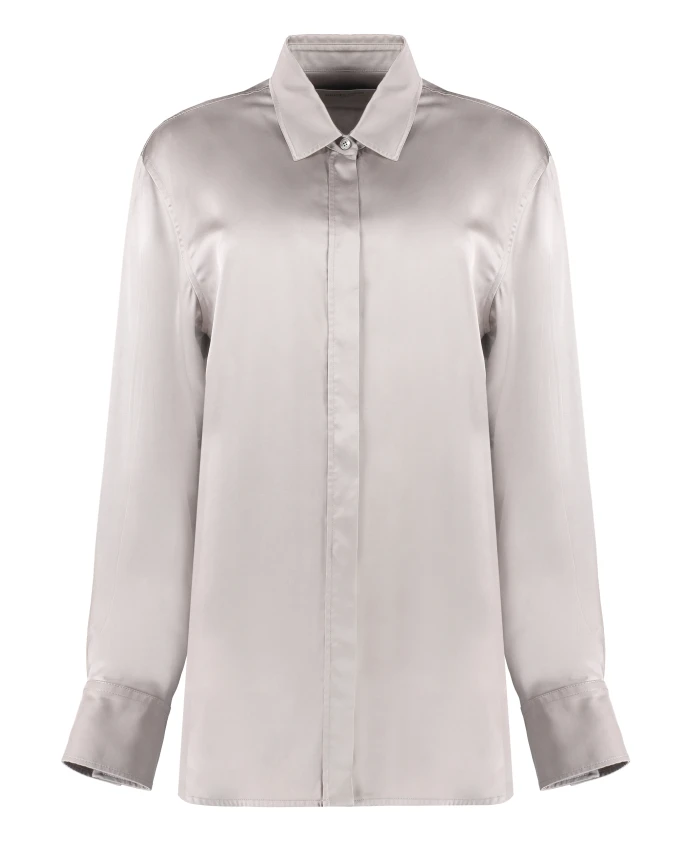 Рубашка оверсайз с планкой на потайных пуговицах Golden Goose, розовый
Рубашка оверсайз с планкой на потайных пуговицах Golden Goose, розовый