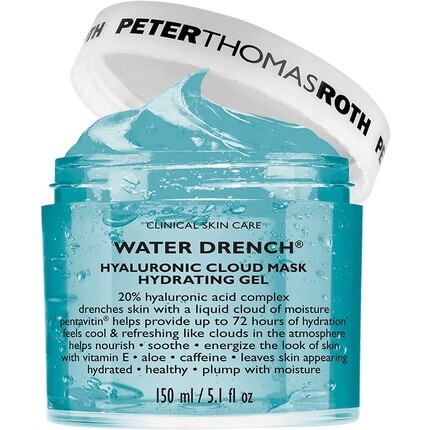 Water Drench Hyaluronic Cloud Mask Увлажняющий гель с гиалуроновой кислотой - белый, Peter Thomas Roth
Water Drench Hyaluronic Cloud Mask Увлажняющий гель с гиалуроновой кислотой - белый, Peter Thomas Roth