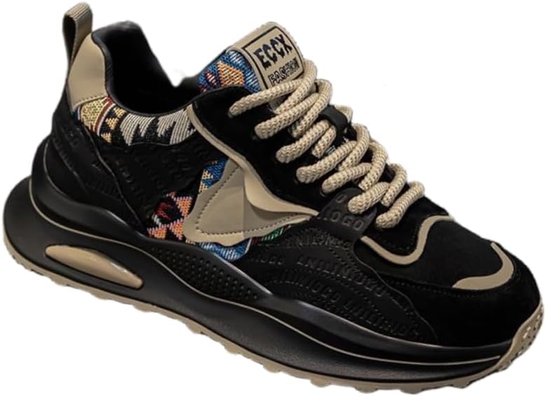 Мужские легкие дышащие спортивные кроссовки - с низким верхом на шнуровке, для уличного стиля и комфорта на улице Hoalox, черный
Мужские легкие дышащие спортивные кроссовки - с низким верхом на шнуровке, для уличного стиля и комфорта на улице Hoalox, черный