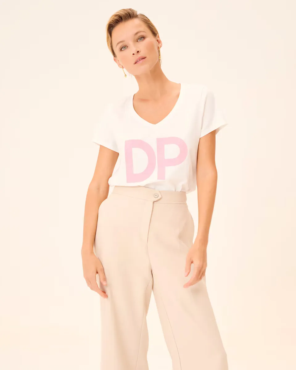 Женская футболка Lyra с коротким рукавом и принтом спереди Dolores Promesas, розовый
Женская футболка Lyra с коротким рукавом и принтом спереди Dolores Promesas, розовый