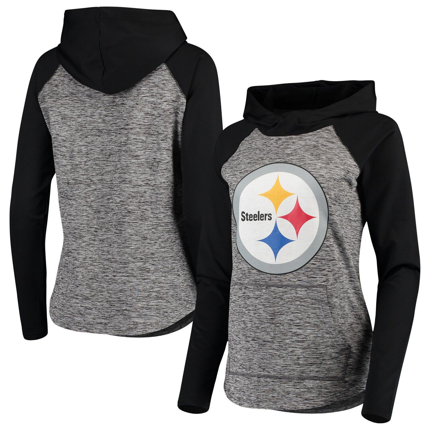 Женский пуловер с капюшоном G-III 4Her by Carl Banks Heathered Grey/Black Pittsburgh Steelers Championship Ring G-III
Женский пуловер с капюшоном G-III 4Her by Carl Banks Heathered Grey/Black Pittsburgh Steelers Championship Ring G-III