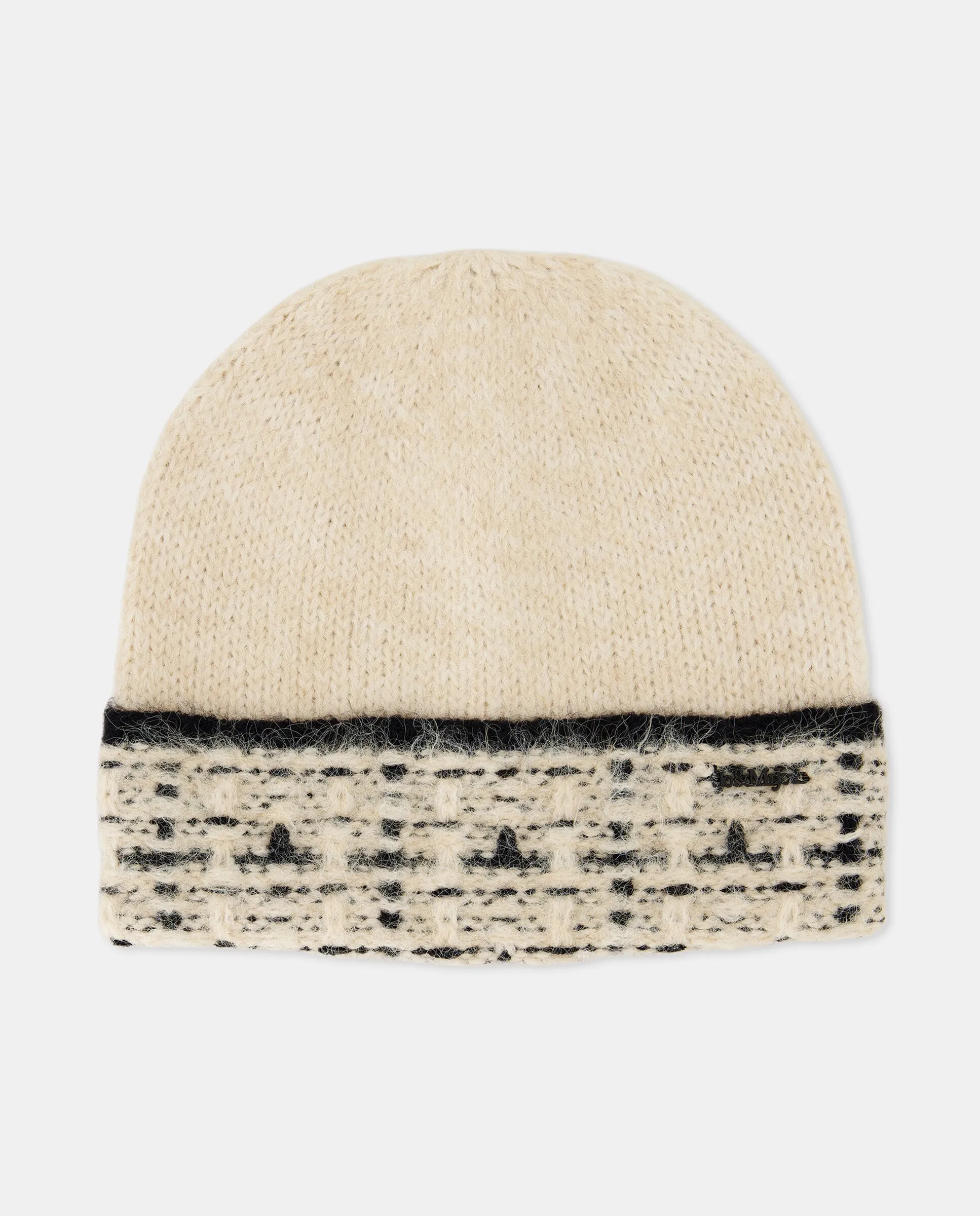 Вязаная шапка с полосатым узором Jo & Mr. Joe, песочный
Вязаная шапка с полосатым узором Jo & Mr. Joe, песочный