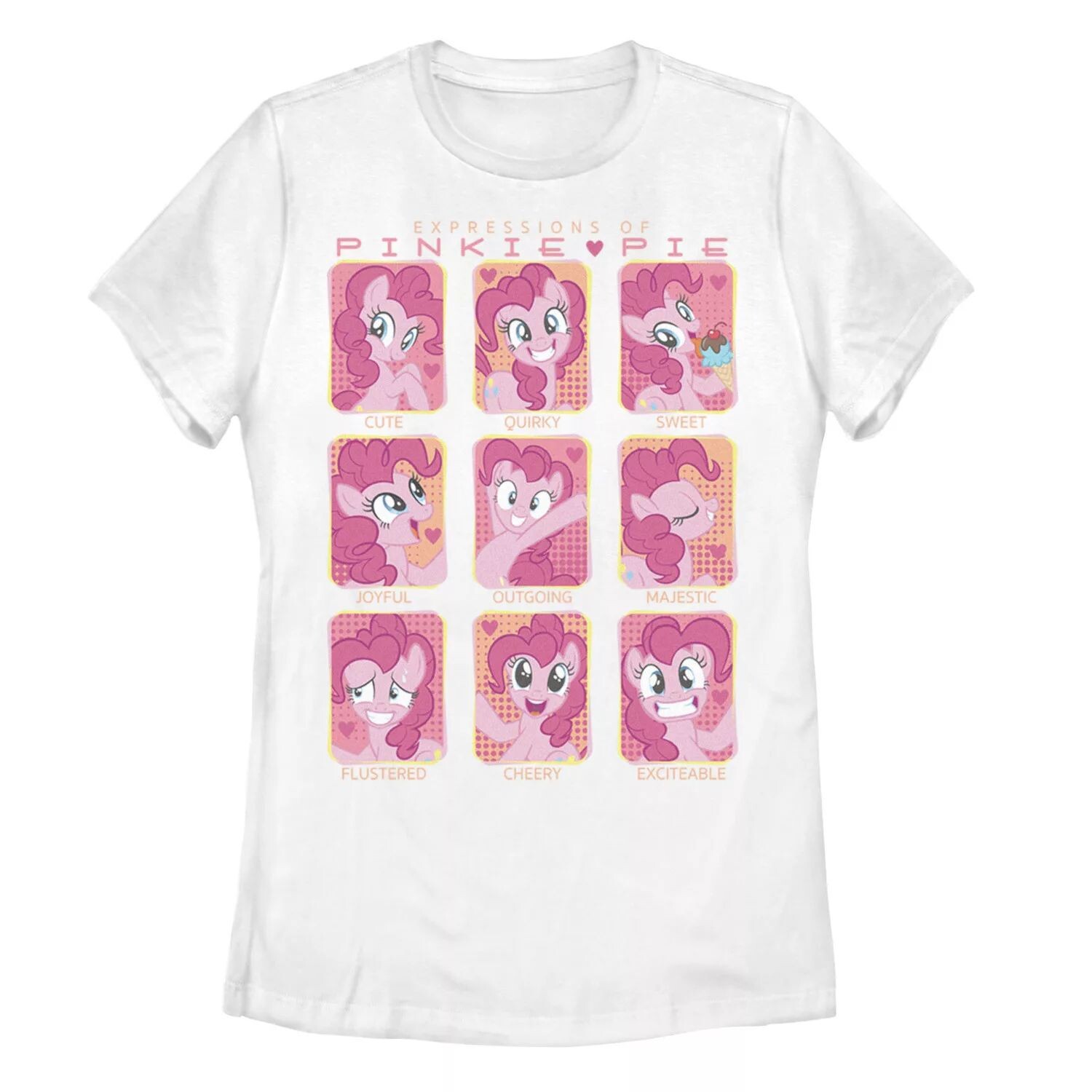 Юниорская футболка My Little Pony с выражением Пинки Пай Licensed Character, белый
Юниорская футболка My Little Pony с выражением Пинки Пай Licensed Character, белый