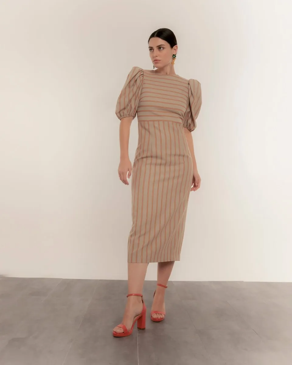 Миди-платье с буффами на рукавах Dolores Promesas, многоцветный
Миди-платье с буффами на рукавах Dolores Promesas, многоцветный