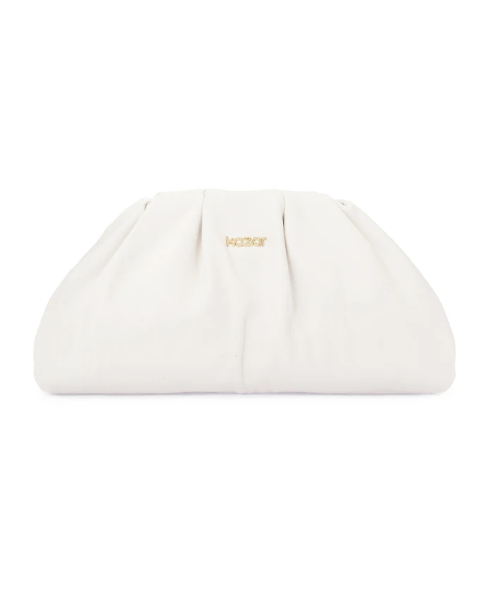 Белая кожаная вечерняя сумочка Kazar, белый
Белая кожаная вечерняя сумочка Kazar, белый