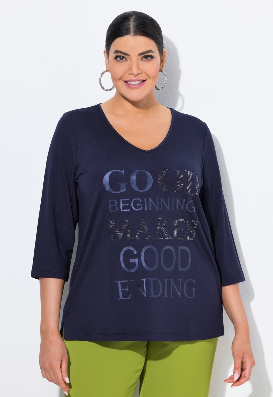 Топ Ulla Popken Long sleeved top, Marine/Dark Blue
Топ Ulla Popken Long sleeved top, Marine/Dark Blue