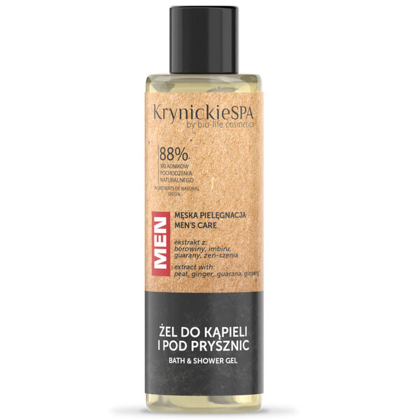 Гель для ванны и душа для мужчин, 200 мл Krynickie Spa 
Гель для ванны и душа для мужчин, 200 мл Krynickie Spa
