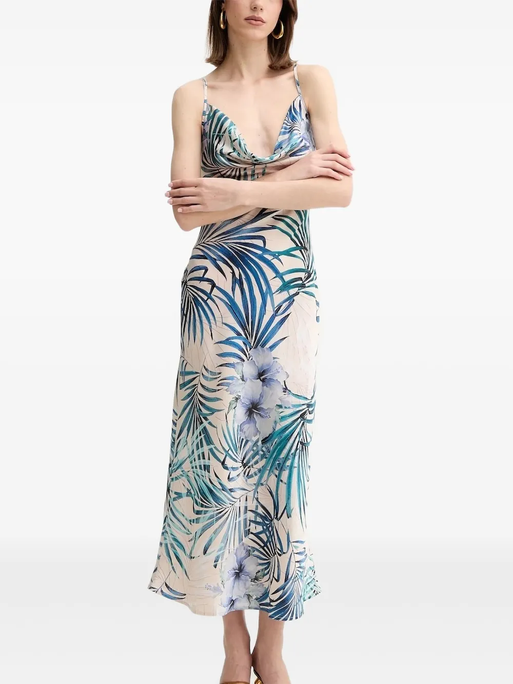 Платье-комбинация с цветочным принтом GUESS USA, нейтральный
Платье-комбинация с цветочным принтом GUESS USA, нейтральный