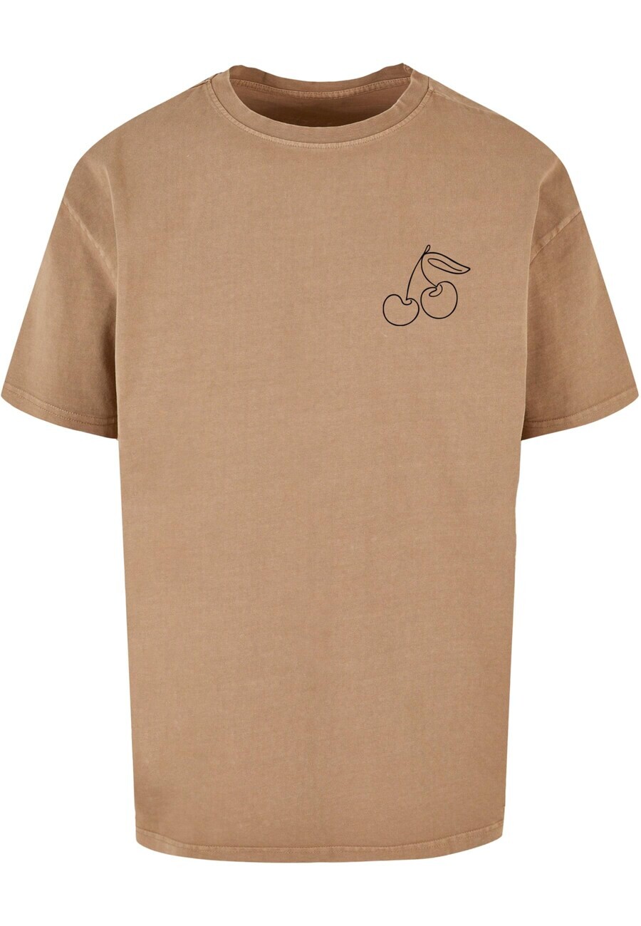 Футболка Merchcode CHERRY, кэмел 
Футболка Merchcode CHERRY, кэмел