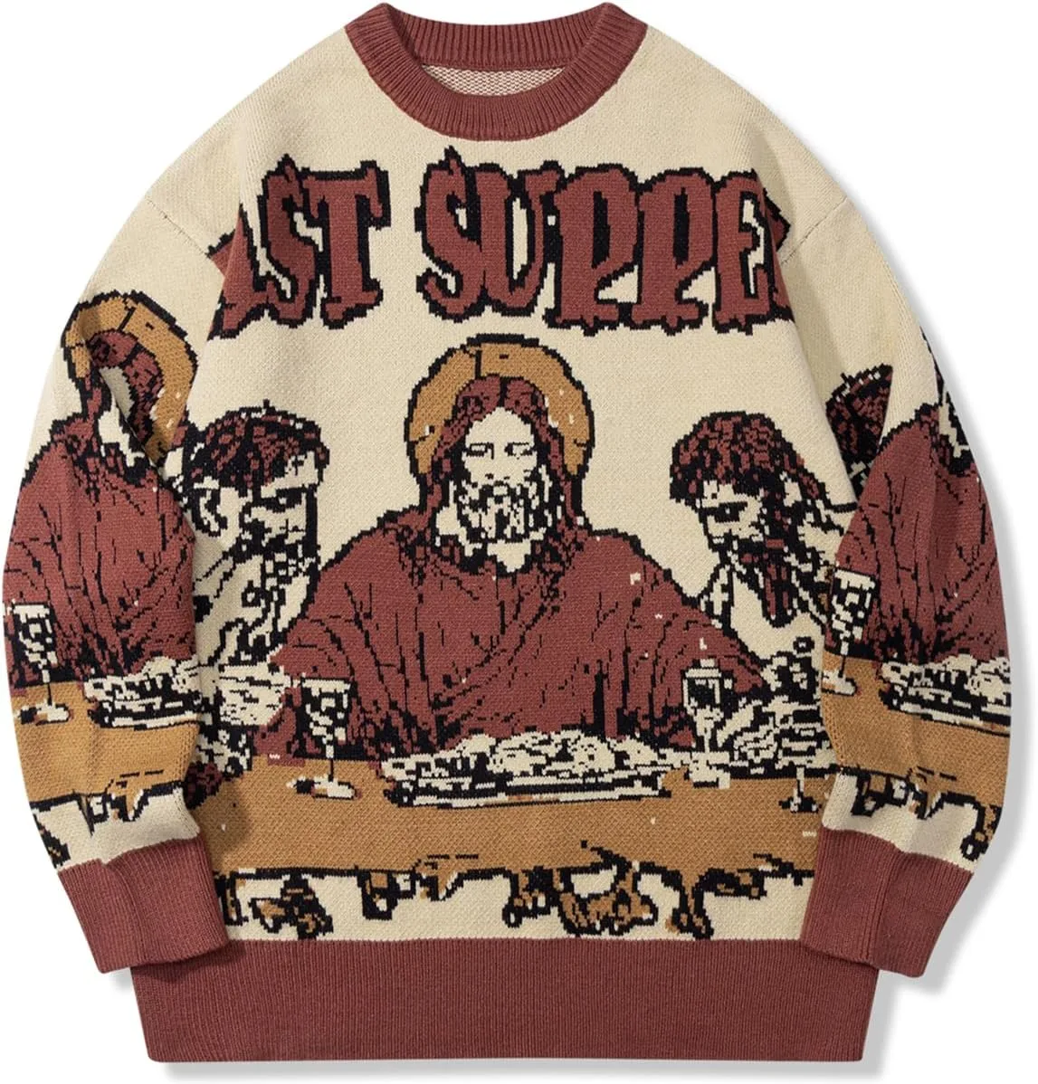 Мужской свитер оверсайз с принтом LILILEIDY
Мужской свитер оверсайз с принтом LILILEIDY