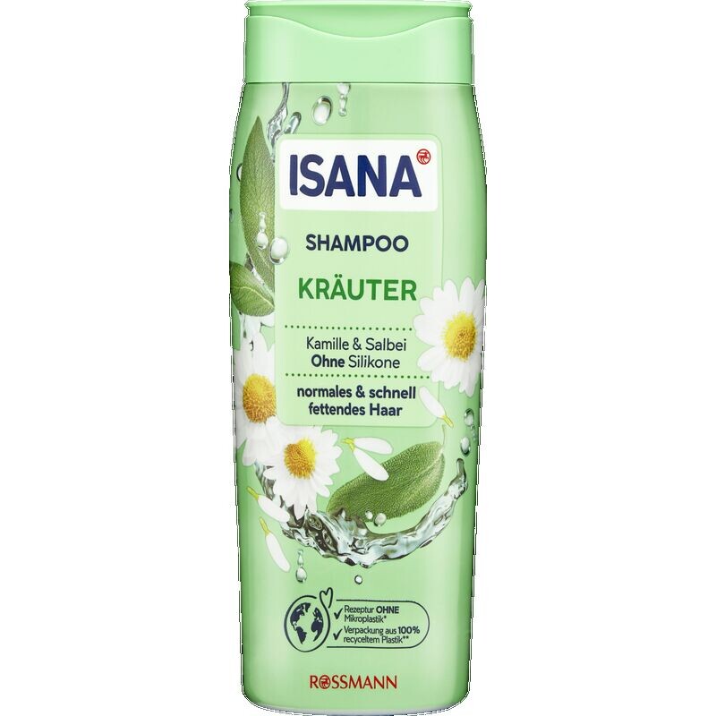 Шампунь с травами ISANA, 300 ml
Шампунь с травами ISANA, 300 ml