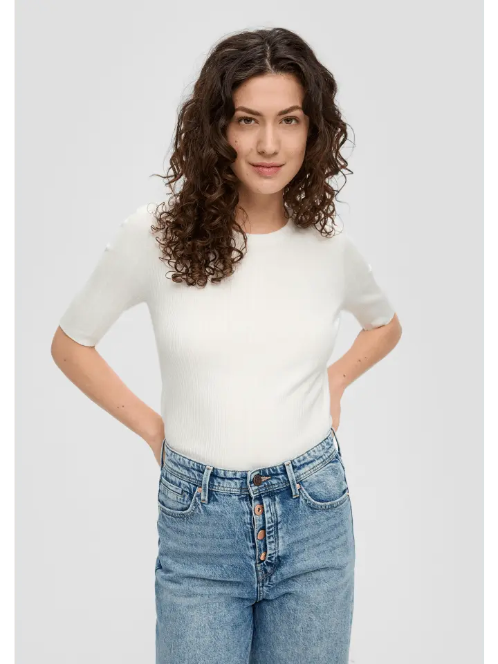 Пуловер sOliver Strick kurzarm, кремовый
Пуловер sOliver Strick kurzarm, кремовый