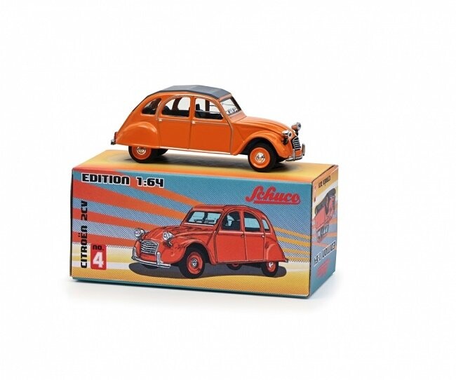 Schuco Citroen 2Cv Orange Paperbox Edition 1:64 452030800
Schuco Citroen 2Cv Orange Paperbox Edition 1:64 452030800