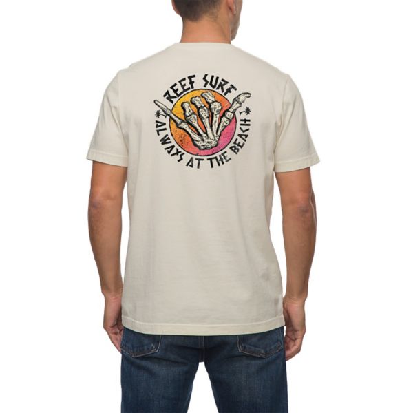 Мужская футболка с мрачной графикой Reef, бежевый
Мужская футболка с мрачной графикой Reef, бежевый