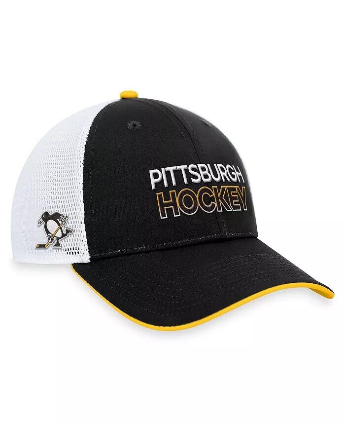Мужская черная регулируемая кепка из джерси Pittsburgh Penguins Authentic Pro Alternate Trucker Fanatics, черный
Мужская черная регулируемая кепка из джерси Pittsburgh Penguins Authentic Pro Alternate Trucker Fanatics, черный