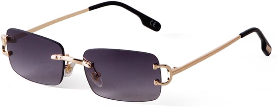 Солнцезащитные очки с защитой UV400 | Синие без оправы, металлические градиентные линзы | для женщин и мужчин, для занятий спортом на открытом воздухе и вождения (06) LXLHWN, 05
Солнцезащитные очки с защитой UV400 | Синие без оправы, металлические градиентные линзы | для женщин и мужчин, для занятий спортом на открытом воздухе и вождения (06) LXLHWN, 05