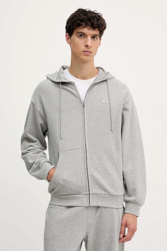 Хлопковая толстовка United Colors Of Benetton, серый
Хлопковая толстовка United Colors Of Benetton, серый