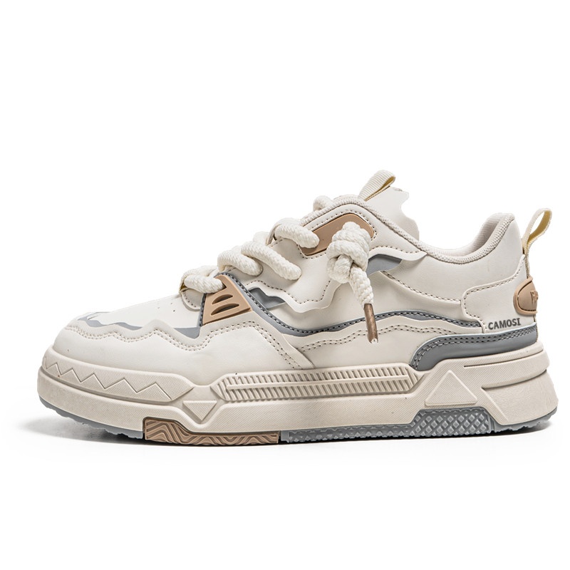 CAMOSI Скользостойкие водонепроницаемые износостойкие мужские скейтерские кеды низкие бежевые, цвет Beige
CAMOSI Скользостойкие водонепроницаемые износостойкие мужские скейтерские кеды низкие бежевые, цвет Beige