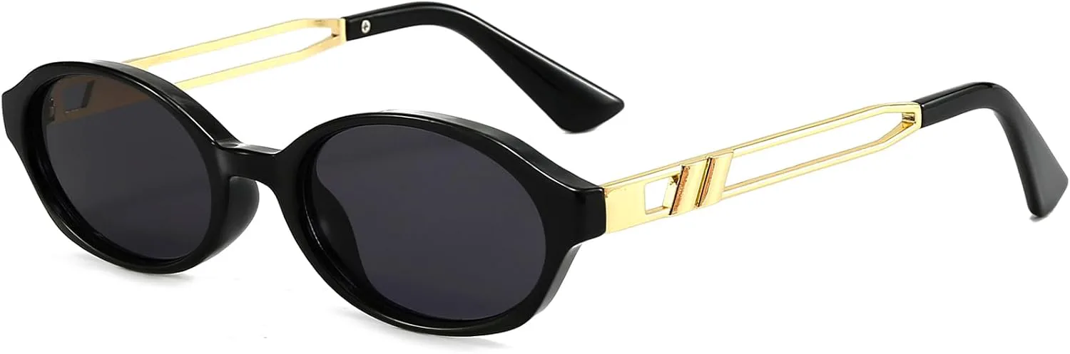 Ретро овальные солнцезащитные очки для женщин и мужчин, модные узкие круглые солнцезащитные очки в стиле Y2K, дизайнерские винтажные очки Breaksun, A2 Black/Grey
Ретро овальные солнцезащитные очки для женщин и мужчин, модные узкие круглые солнцезащитные очки в стиле Y2K, дизайнерские винтажные очки Breaksun, A2 Black/Grey