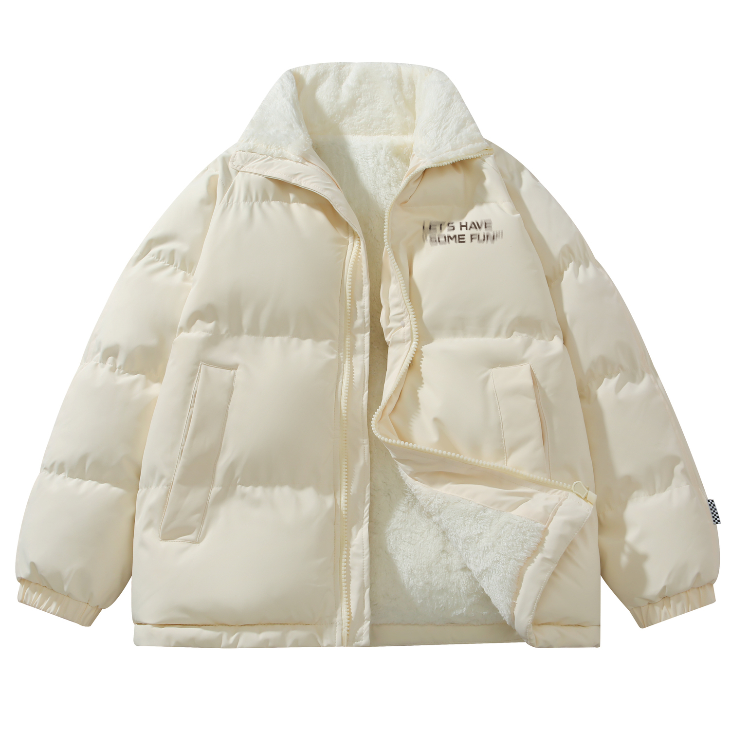 TALKING TOM Пуховик Unisex, Ecru (Fleece-Lined)
TALKING TOM Пуховик Unisex, Ecru (Fleece-Lined)