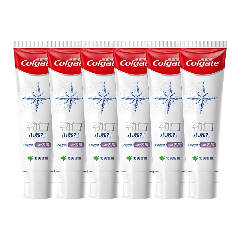 COLGATE Жесткая белая зубная паста с пищевой содой очищение, освежение дыхания, удаление пятен с зубов, отбеливание 180г/180г*3
COLGATE Жесткая белая зубная паста с пищевой содой очищение, освежение дыхания, удаление пятен с зубов, отбеливание 180г/180г*3