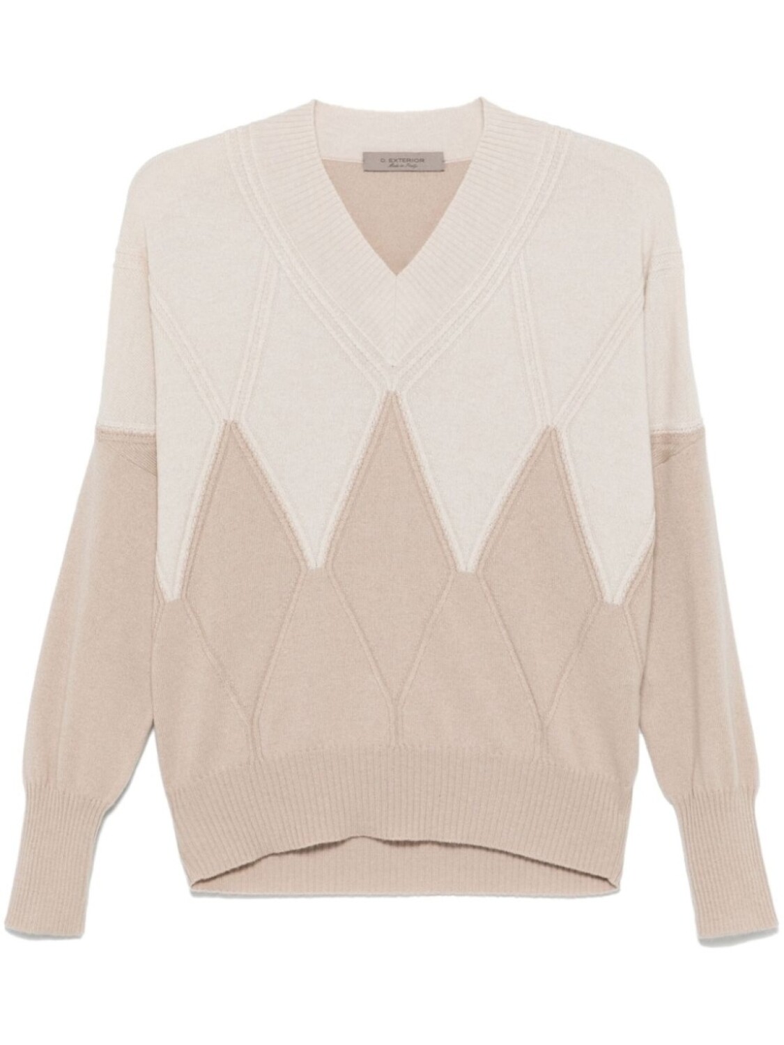 Свитер с узором аргайл D.Exterior, нейтральный цвет
Свитер с узором аргайл D.Exterior, нейтральный цвет