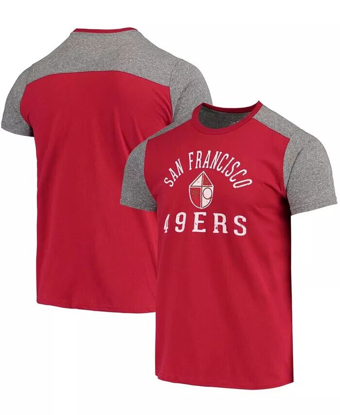 Мужская футболка цвета алый, серо-лиловый San Francisco 49Ers Gridiron Classics Field Goal Slub Majestic
Мужская футболка цвета алый, серо-лиловый San Francisco 49Ers Gridiron Classics Field Goal Slub Majestic