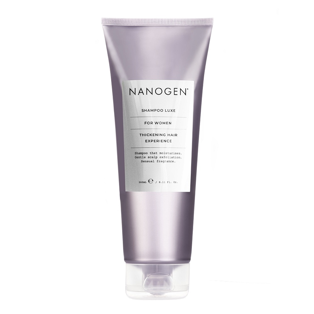 Многофункциональный шампунь для волос для женщин shampoo luxe for women Nanogen, 240 мл
Многофункциональный шампунь для волос для женщин shampoo luxe for women Nanogen, 240 мл