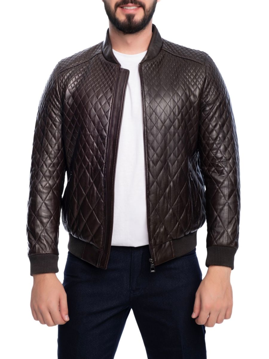 Куртка-бомбер из текстурированной кожи Vellapais, цвет Dark Brown
Куртка-бомбер из текстурированной кожи Vellapais, цвет Dark Brown