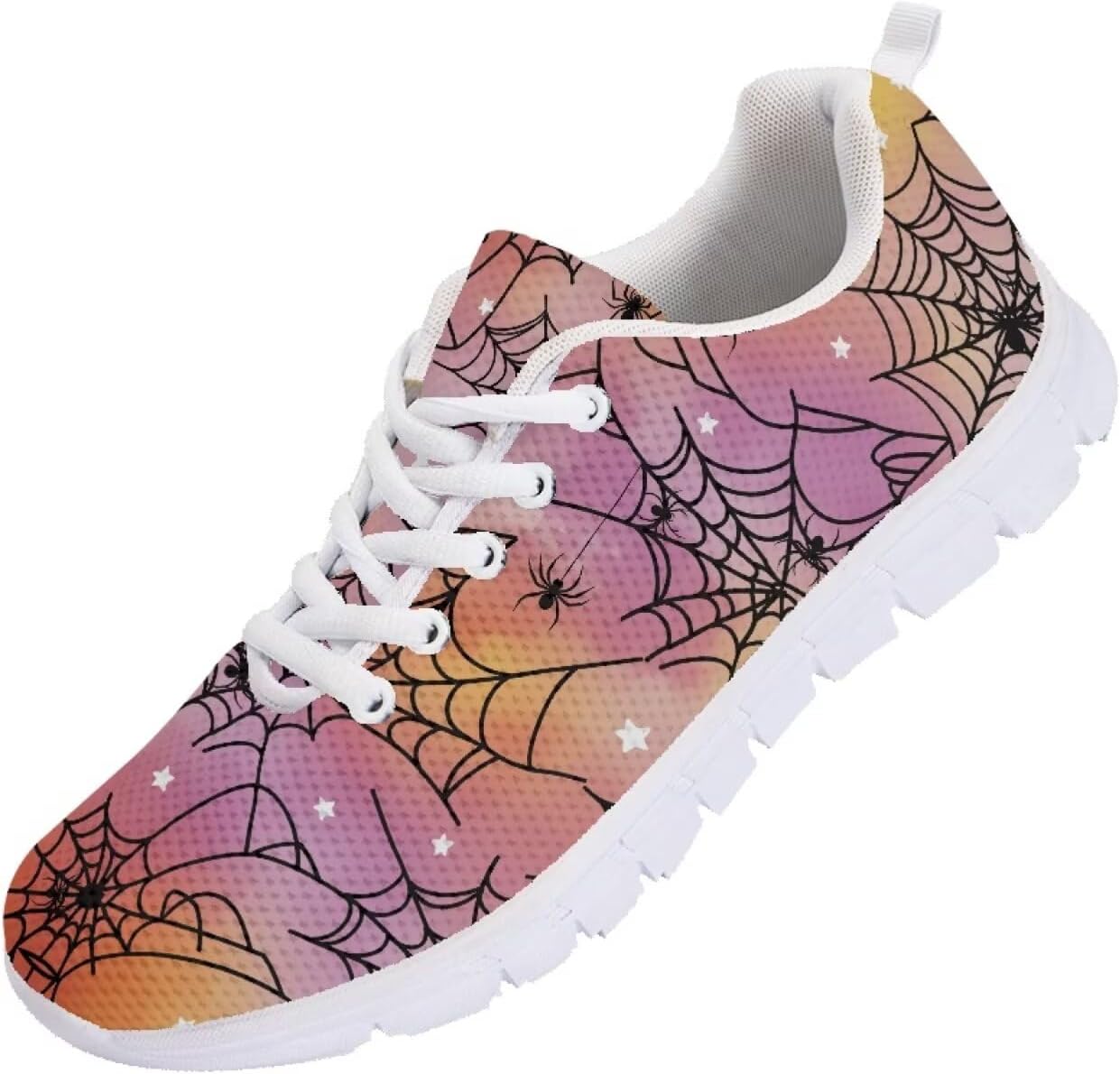 Кроссовки Forchrinse для мужчин и женщин, Хэллоуин, легкие спортивные с шнуровкой, Halloween Spider Web
Кроссовки Forchrinse для мужчин и женщин, Хэллоуин, легкие спортивные с шнуровкой, Halloween Spider Web