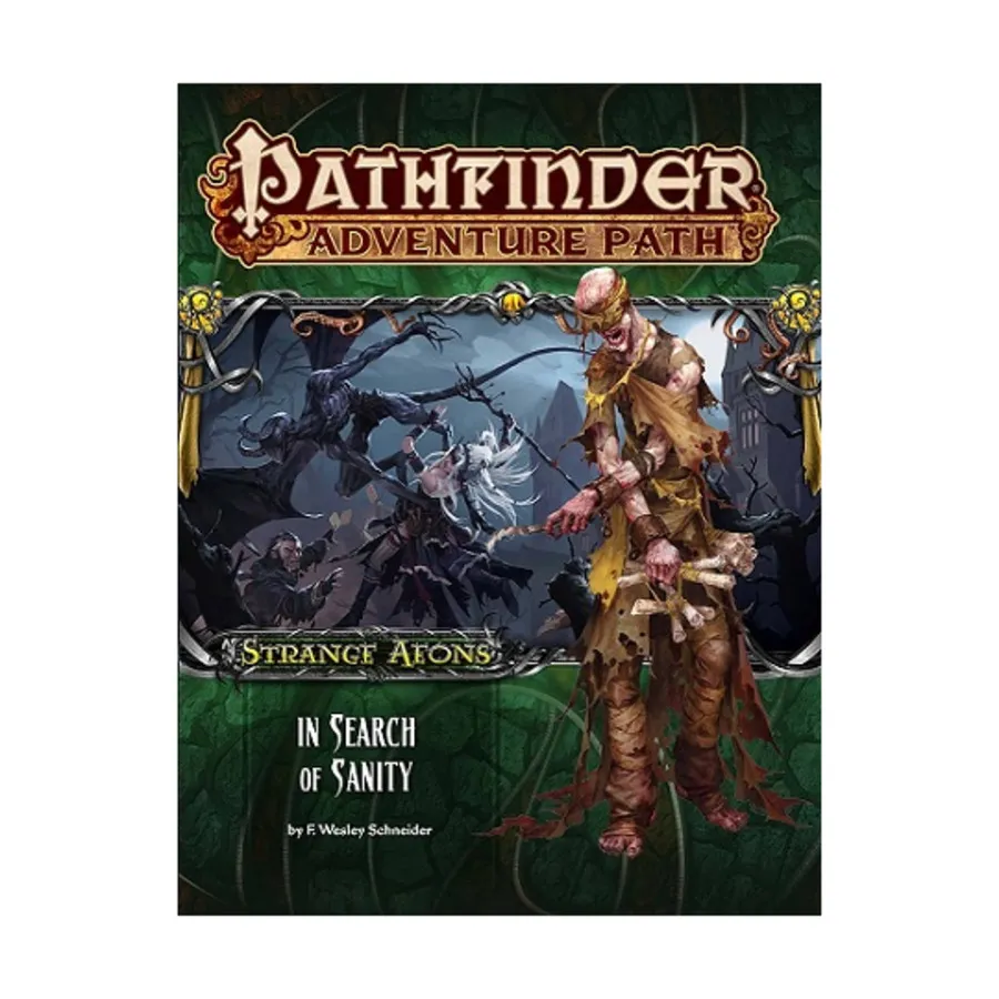 #109 "Strange Aeons #1 - In Search of Sanity", Pathfinder Roleplaying Game (1st Edition) - Adventure Path #091 - #120, мягкая обложка
#109 "Strange Aeons #1 - In Search of Sanity", Pathfinder Roleplaying Game (1st Edition) - Adventure Path #091 - #120, мягкая обложка