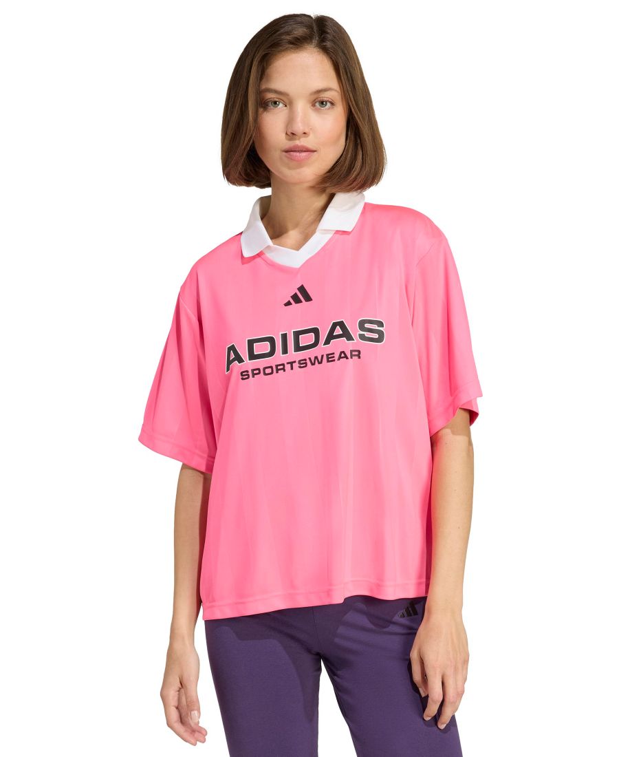 Женская футболка-поло Tiro Sportswear Adidas, Lucid Pink/white
Женская футболка-поло Tiro Sportswear Adidas, Lucid Pink/white