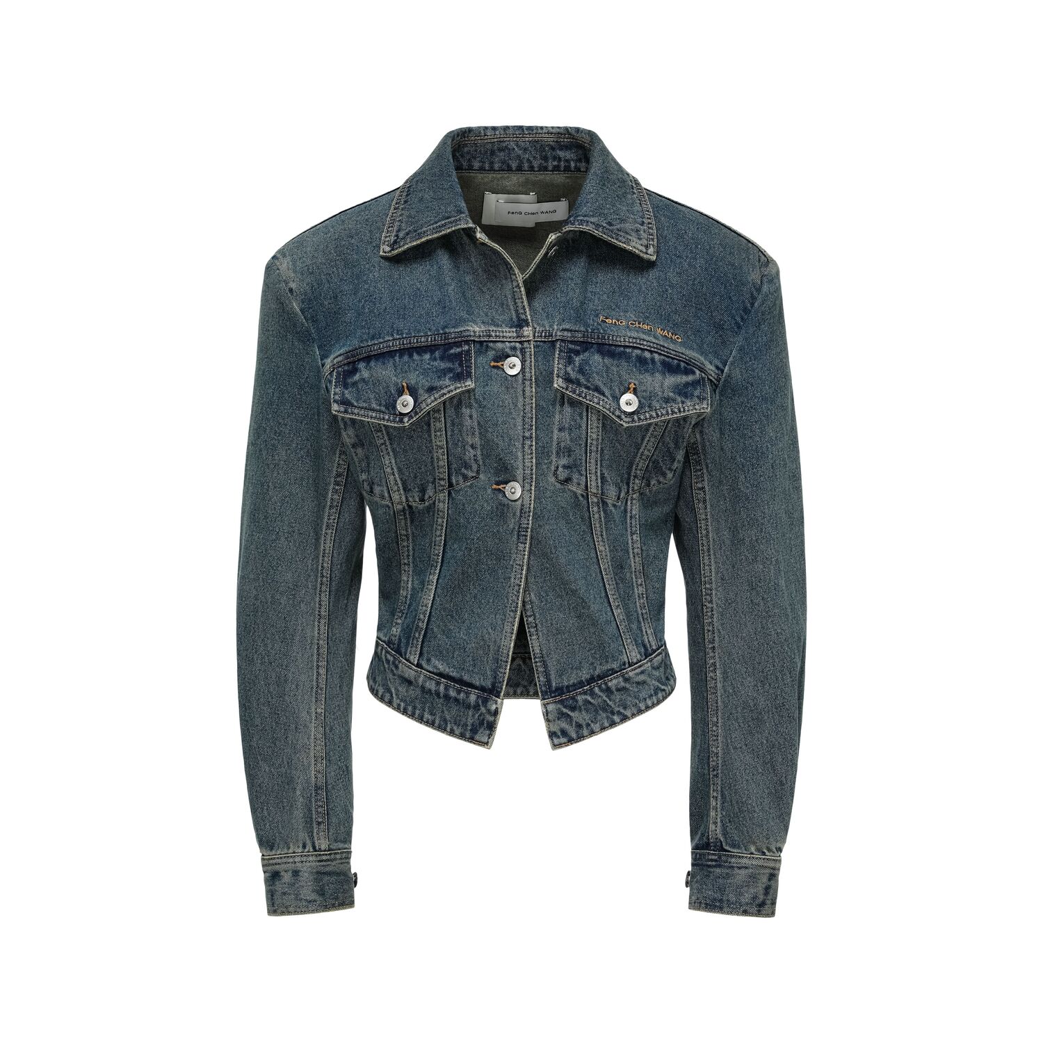 Feng Chen Wang Джинсовая куртка женская синяя, Blue
Feng Chen Wang Джинсовая куртка женская синяя, Blue