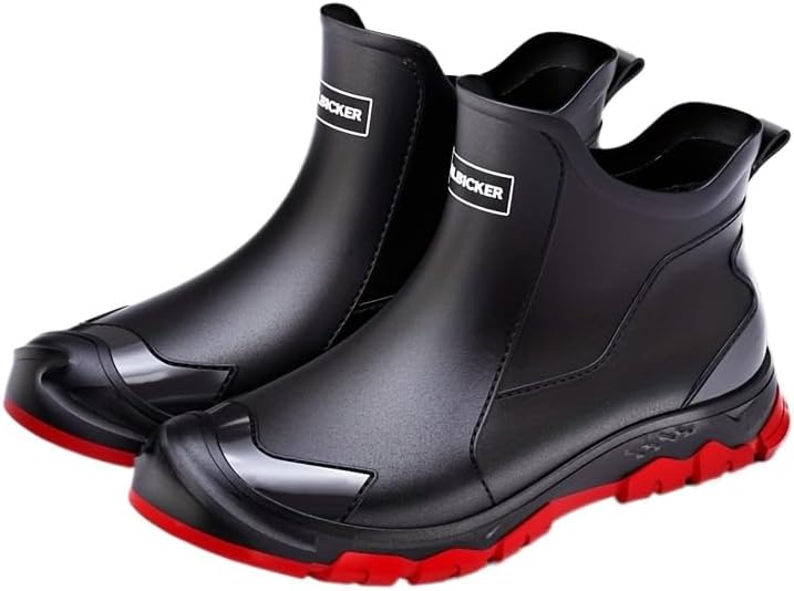 Мужские модные дождевые сапоги HCHCTRY - водонепроницаемые, противоскользящие и прочные для всех сезонов, красный
Мужские модные дождевые сапоги HCHCTRY - водонепроницаемые, противоскользящие и прочные для всех сезонов, красный