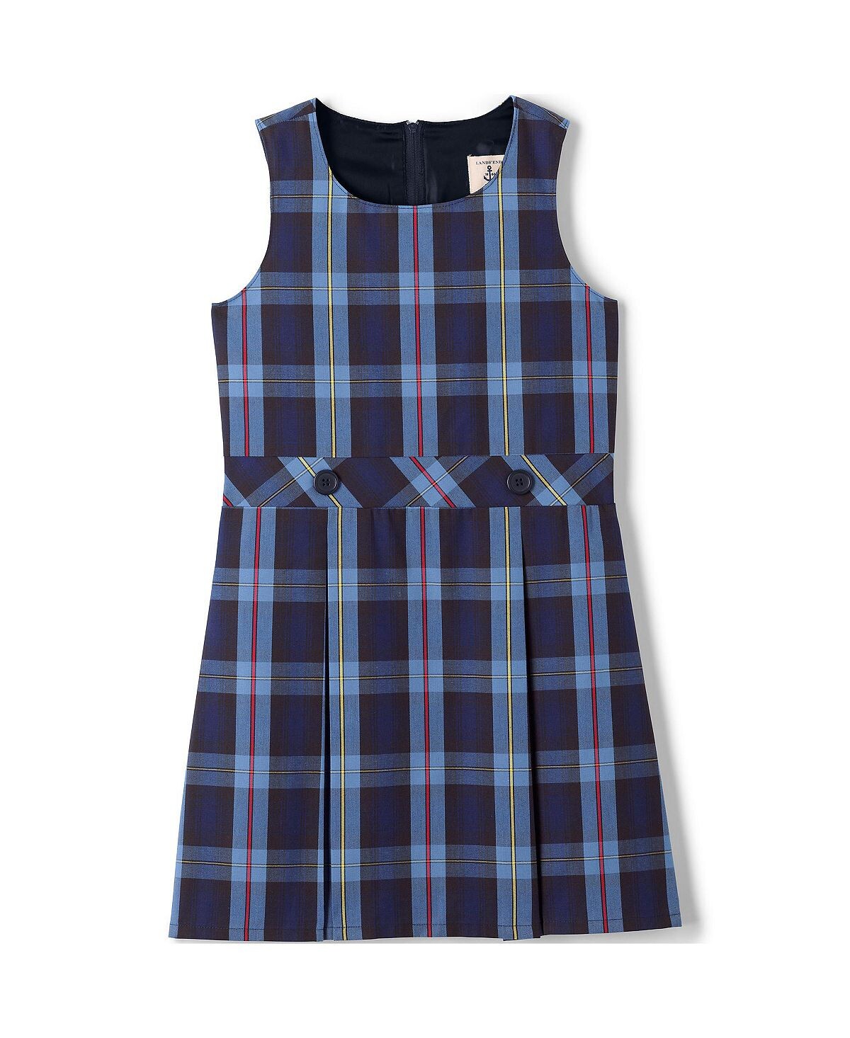 Школьная форма, клетчатый джемпер до колена для девочек Lands' End
Школьная форма, клетчатый джемпер до колена для девочек Lands' End