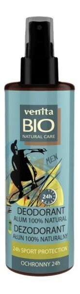 Venita Bio, Веган, Дезодорант защитный для мужчин Alum 100% Natural 24 ч, 100 мл
Venita Bio, Веган, Дезодорант защитный для мужчин Alum 100% Natural 24 ч, 100 мл