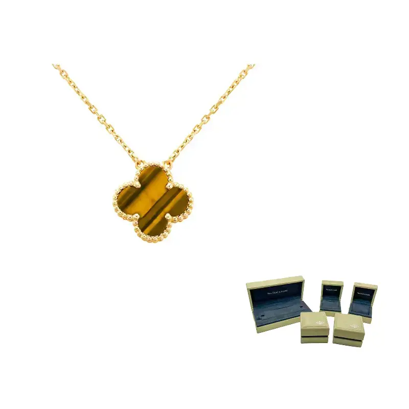 Van Cleef & Arpels Альгамбра Четырехлистный Счастливый Серия Кулон из Тигрового Глаза Женский Золотой
Van Cleef & Arpels Альгамбра Четырехлистный Счастливый Серия Кулон из Тигрового Глаза Женский Золотой