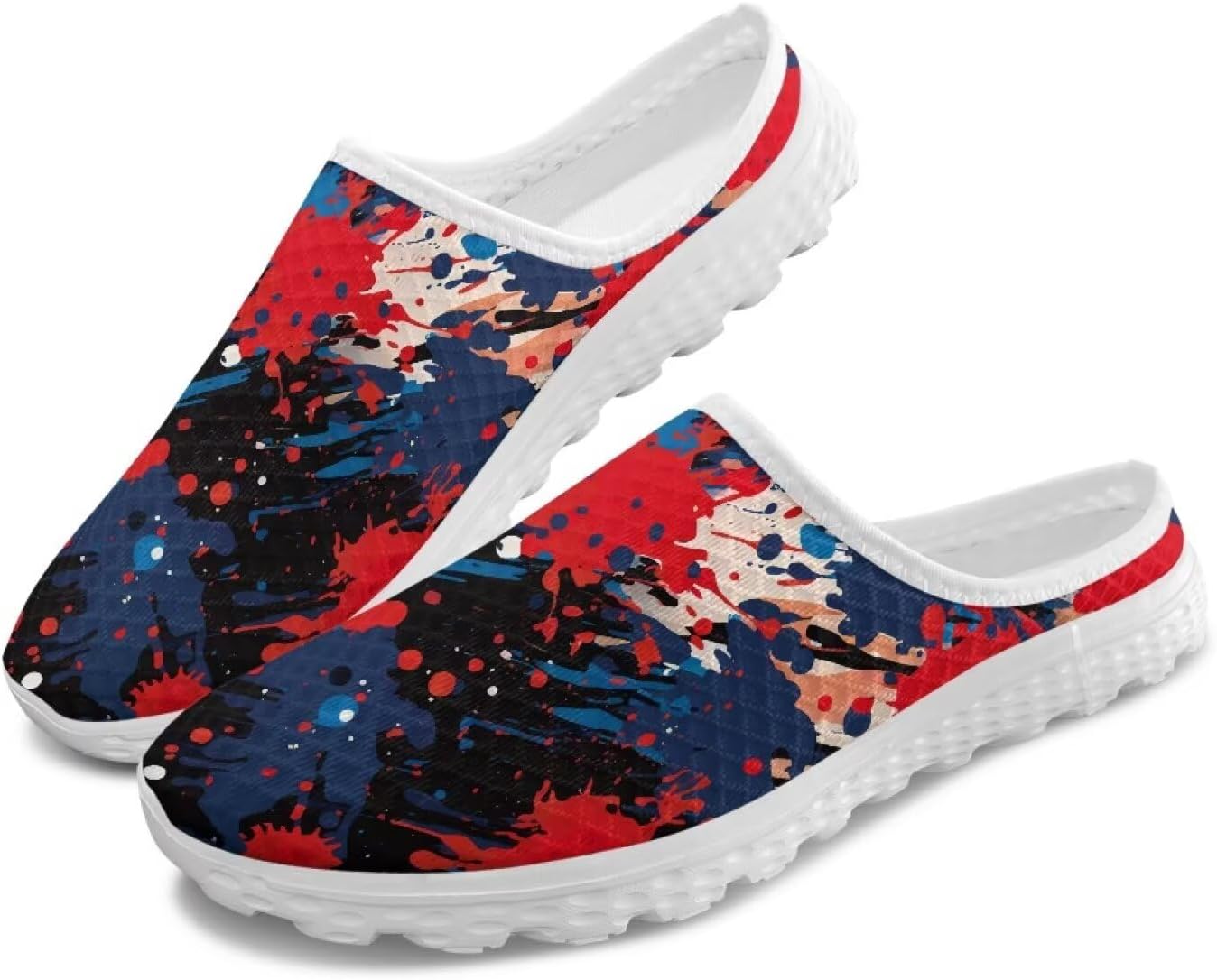 Мужские модные шлепанцы мюли без задника с легкой сеткой, комфортные, поддерживающие, дышащие, с противоскользящей подошвой, идеальны для повседневной носки Ocwfudsx, Ink Splashes
Мужские модные шлепанцы мюли без задника с легкой сеткой, комфортные, поддерживающие, дышащие, с противоскользящей подошвой, идеальны для повседневной носки Ocwfudsx, Ink Splashes