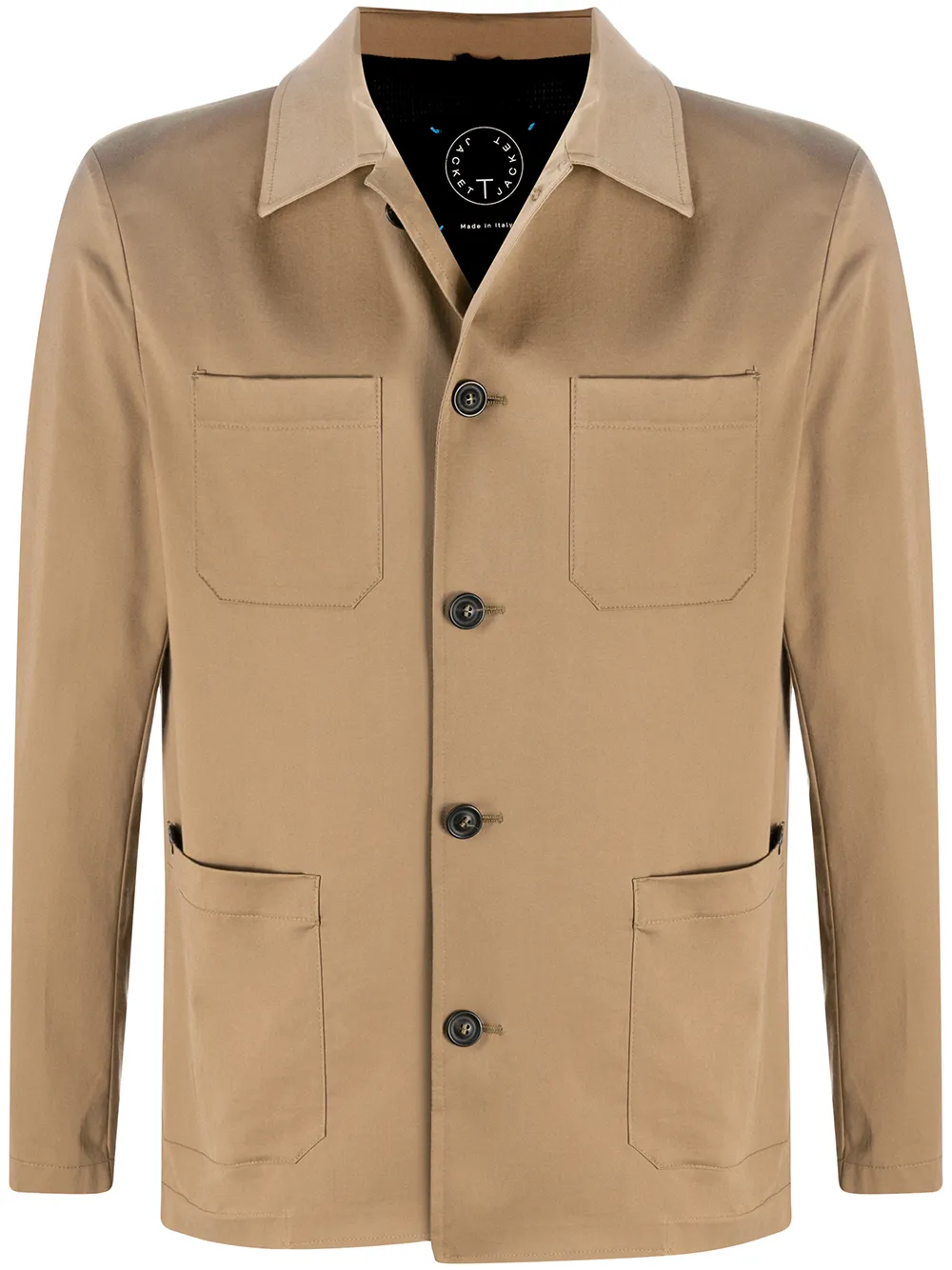 Куртка-рубашка на пуговицах Tonello, коричневый
Куртка-рубашка на пуговицах Tonello, коричневый